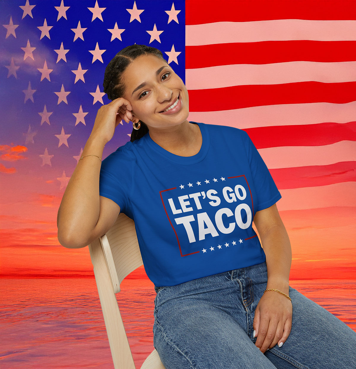 Let’s Go Taco T-Shirt Womens