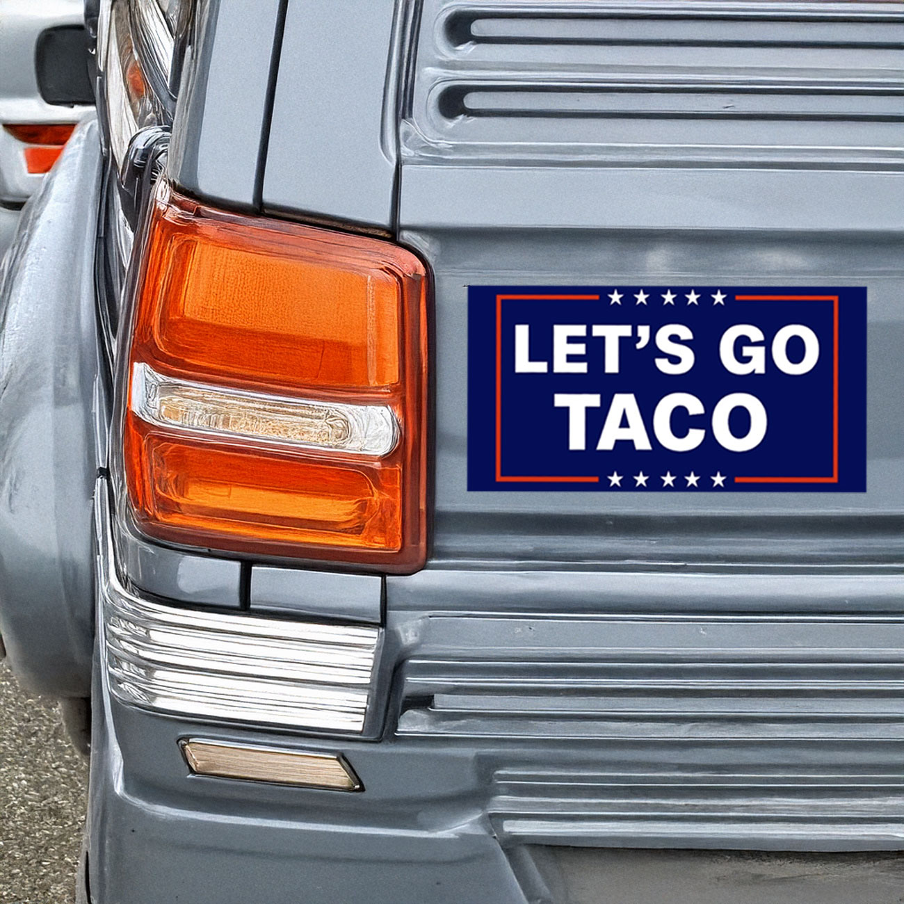 Let’s Go Taco Trump Car Magnet