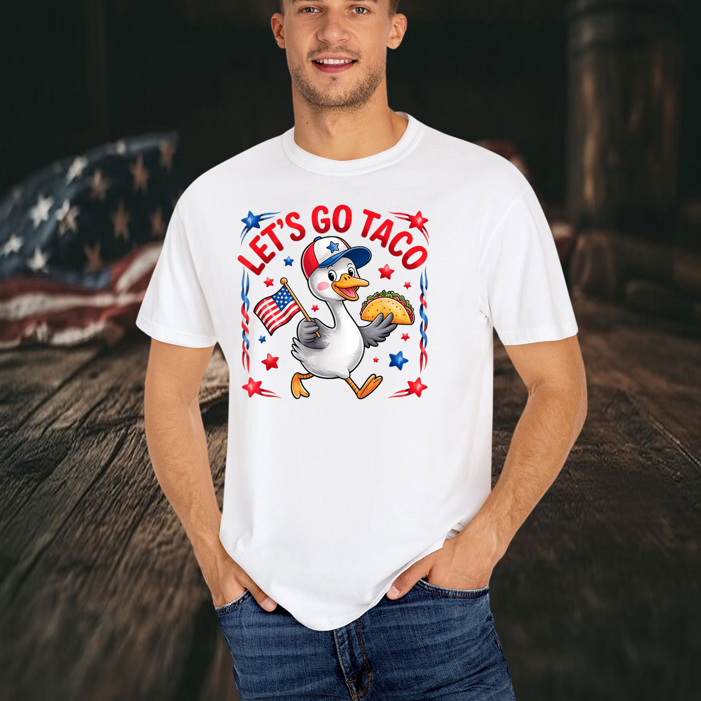 2025 Let's Go Taco Funny T-Shirt