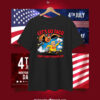 2025 Let's Go Taco Trump Always Chickens Out T-Shirt