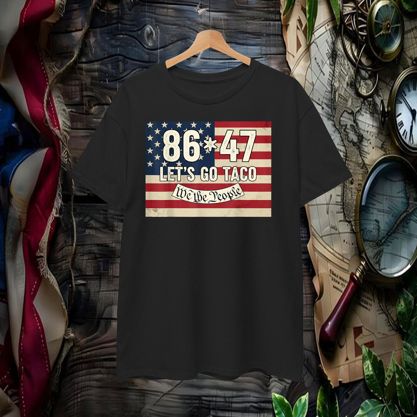 8647 Let's Go Taco We The People T-Shirt