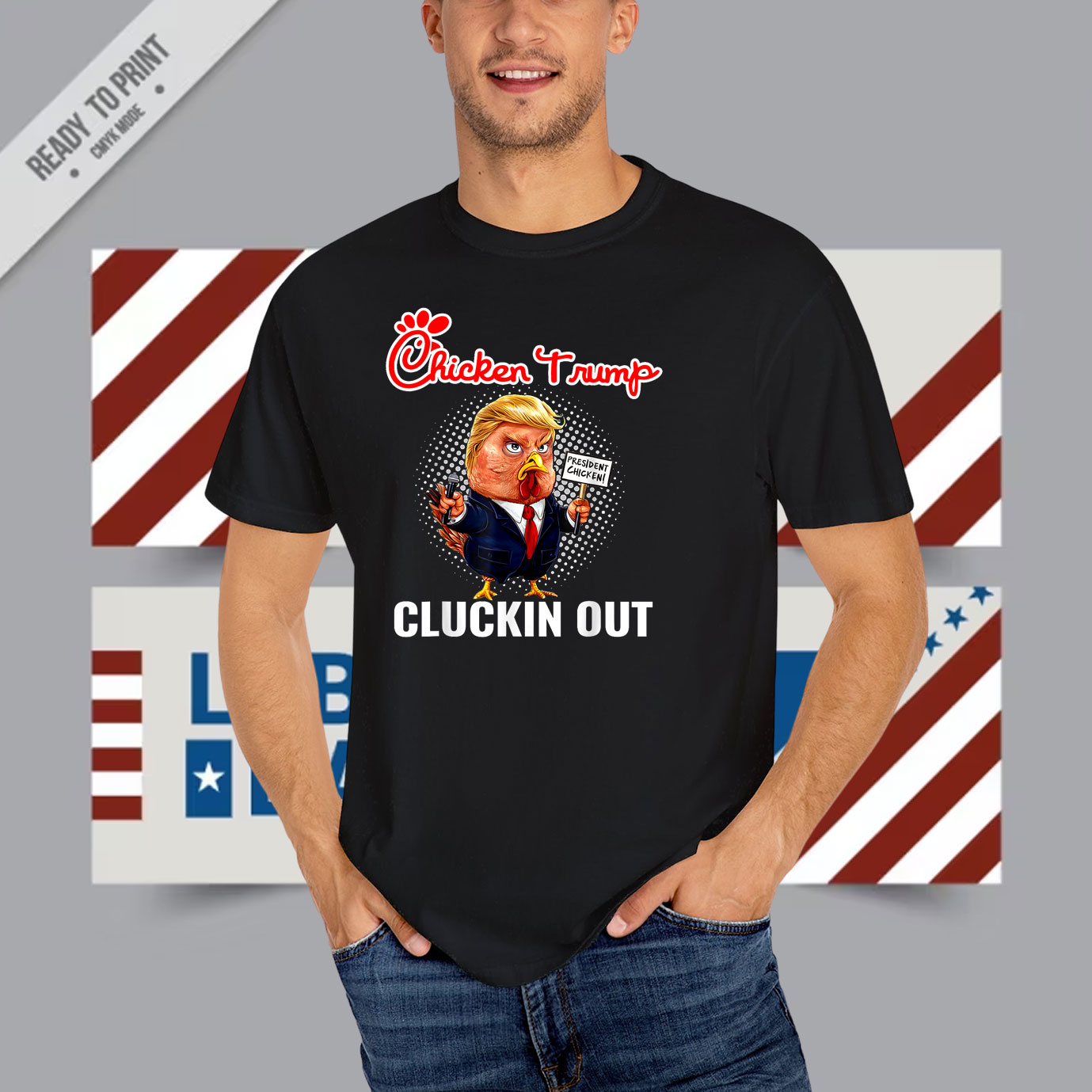 Chicken Trump Cluckin' Out T-Shirt