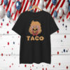 Embroidered Taco Trump Always Chickens Out T-Shirt