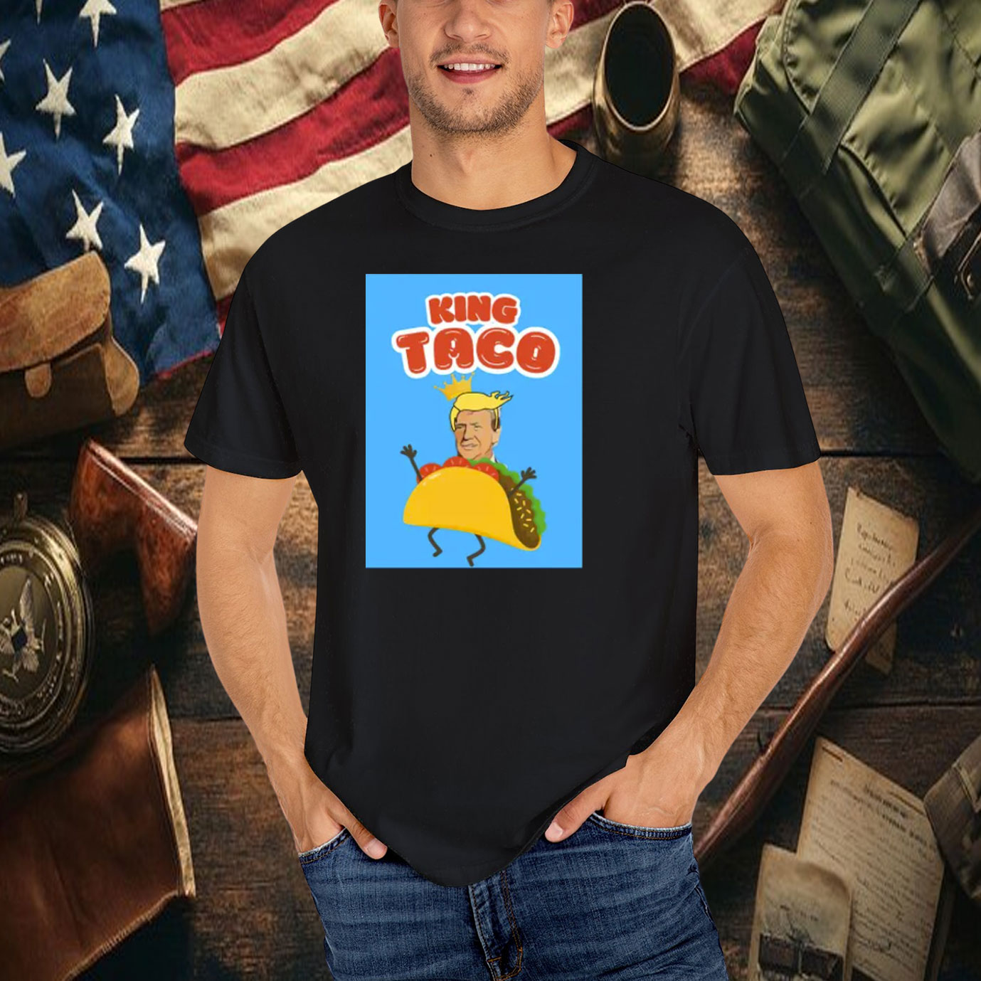 Funny King TACO Trump T-Shirt