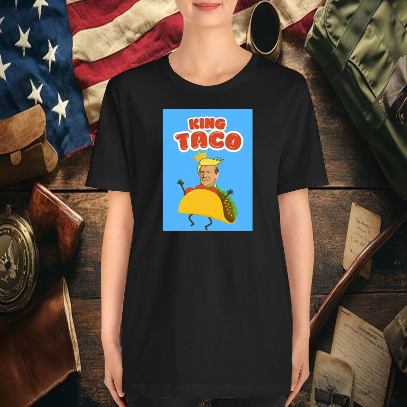 Funny King TACO Trump T-Shirt