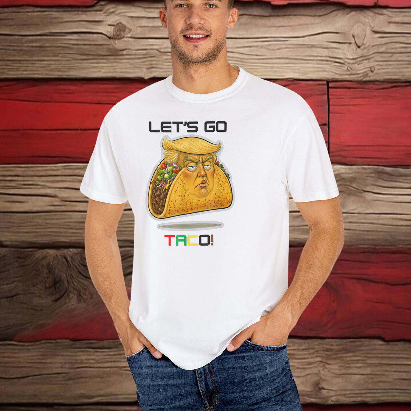 Funny Let's Go Taco Trump T-Shirt