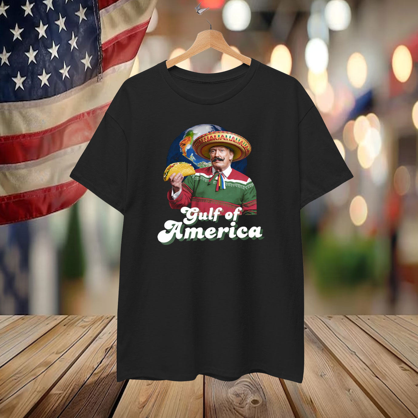 Funny Taco Trump Gulf of America T-Shirt