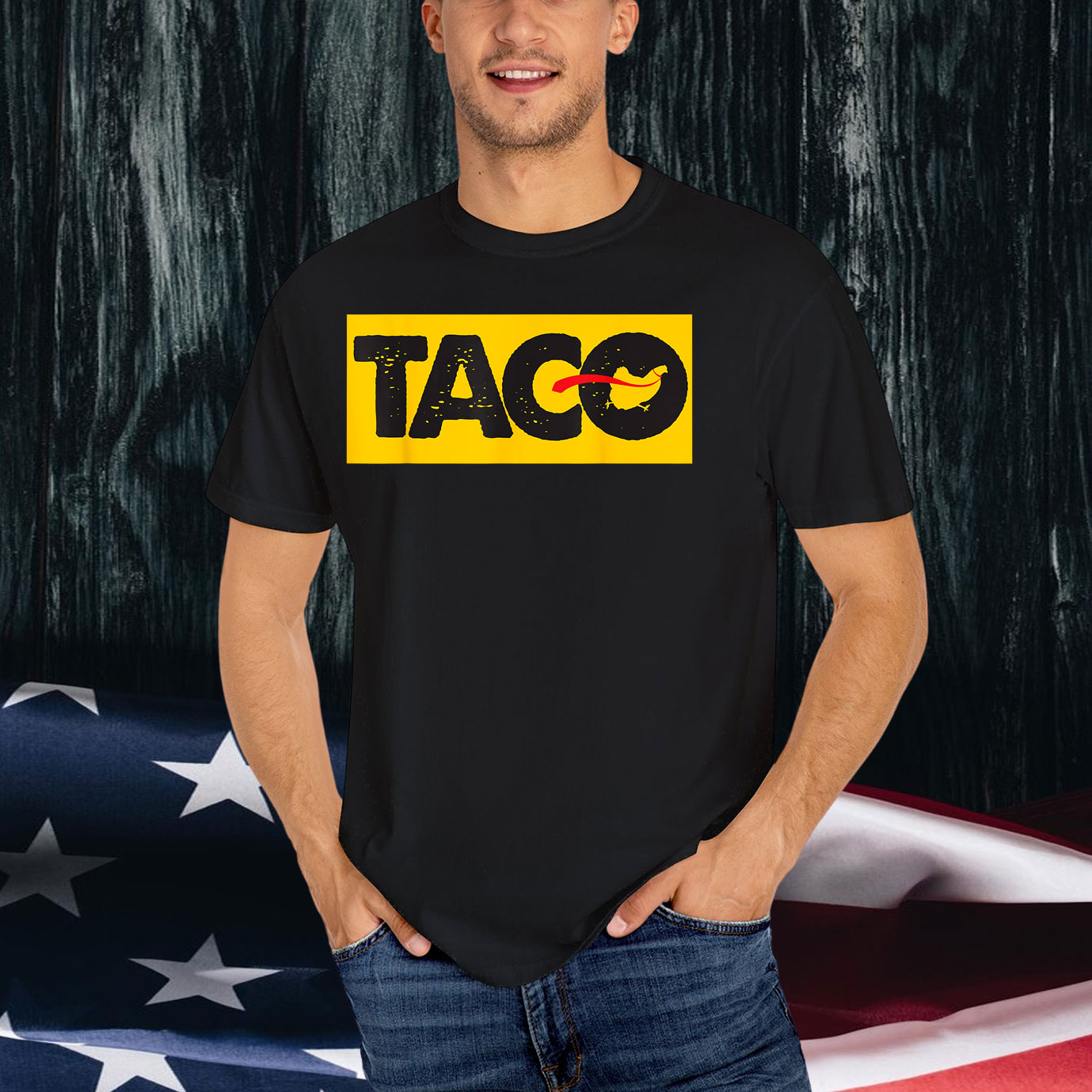 Funny Trump Always Chickens Out TACO Trump Chicken T-Shirt