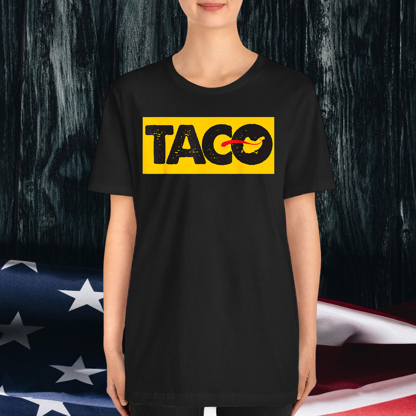 Funny Trump Always Chickens Out TACO Trump Chicken T-Shirt