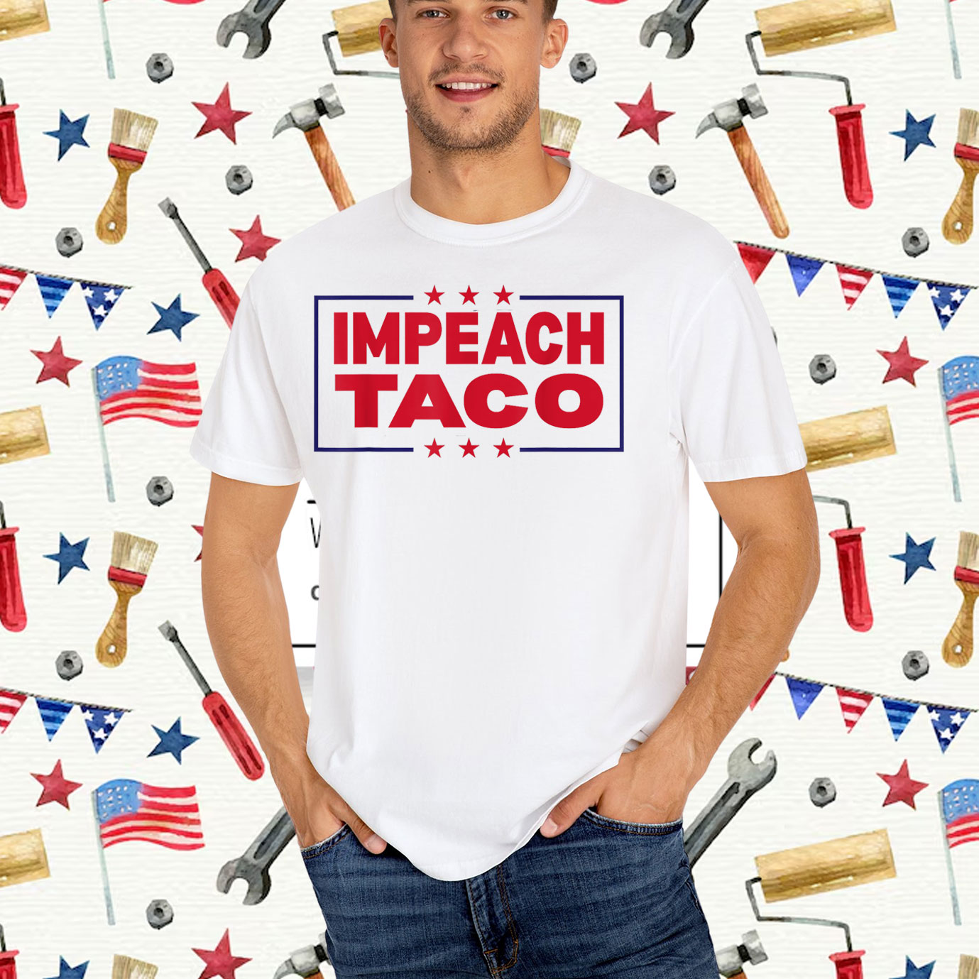 Impeach Taco Trump Always Chickens Out T-Shirt