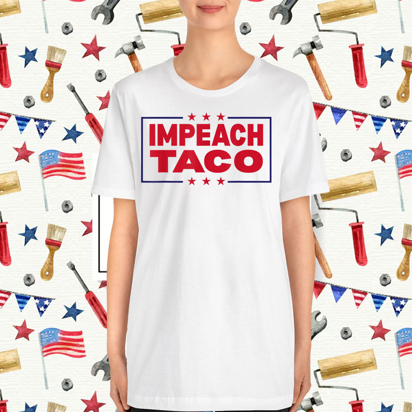 Impeach Taco Trump Always Chickens Out T-Shirt
