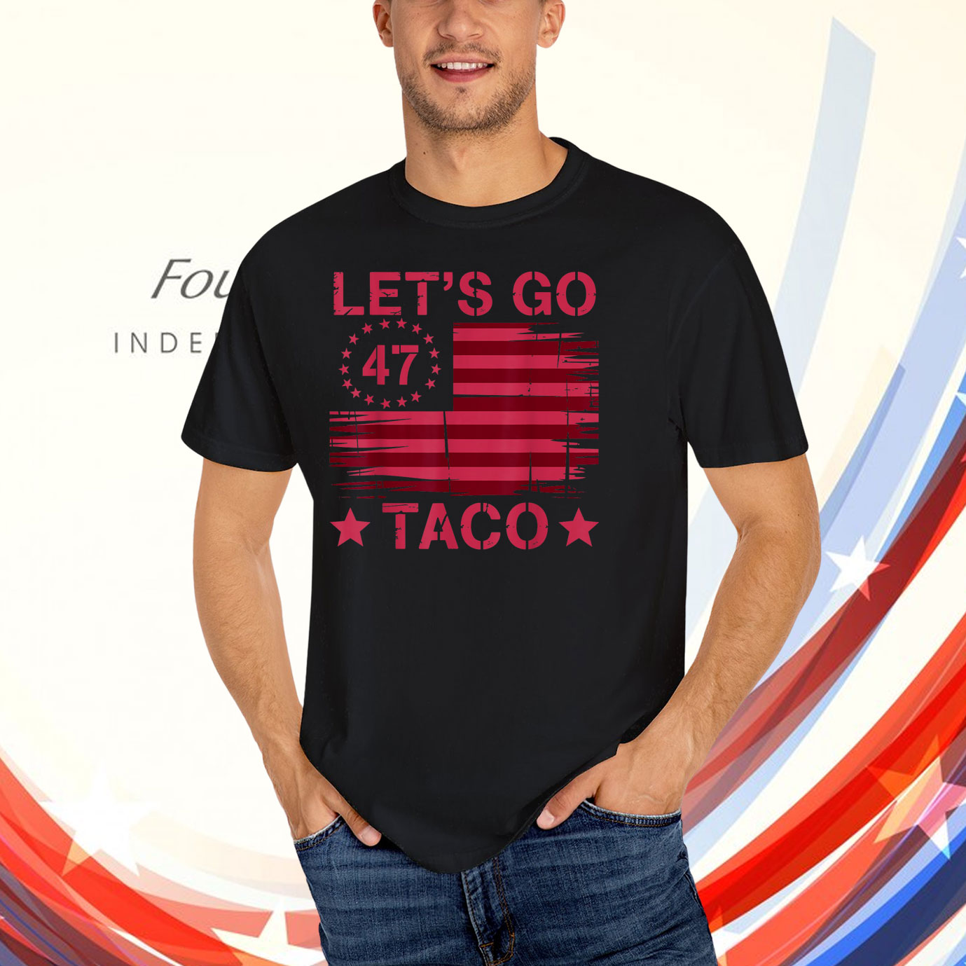LET’S GO TACO Funny Mexican Food Quote For Cinco De Mayo T-Shirt