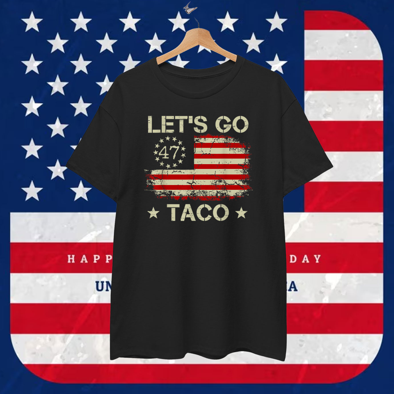 Let's Go 47 Taco T-Shirt