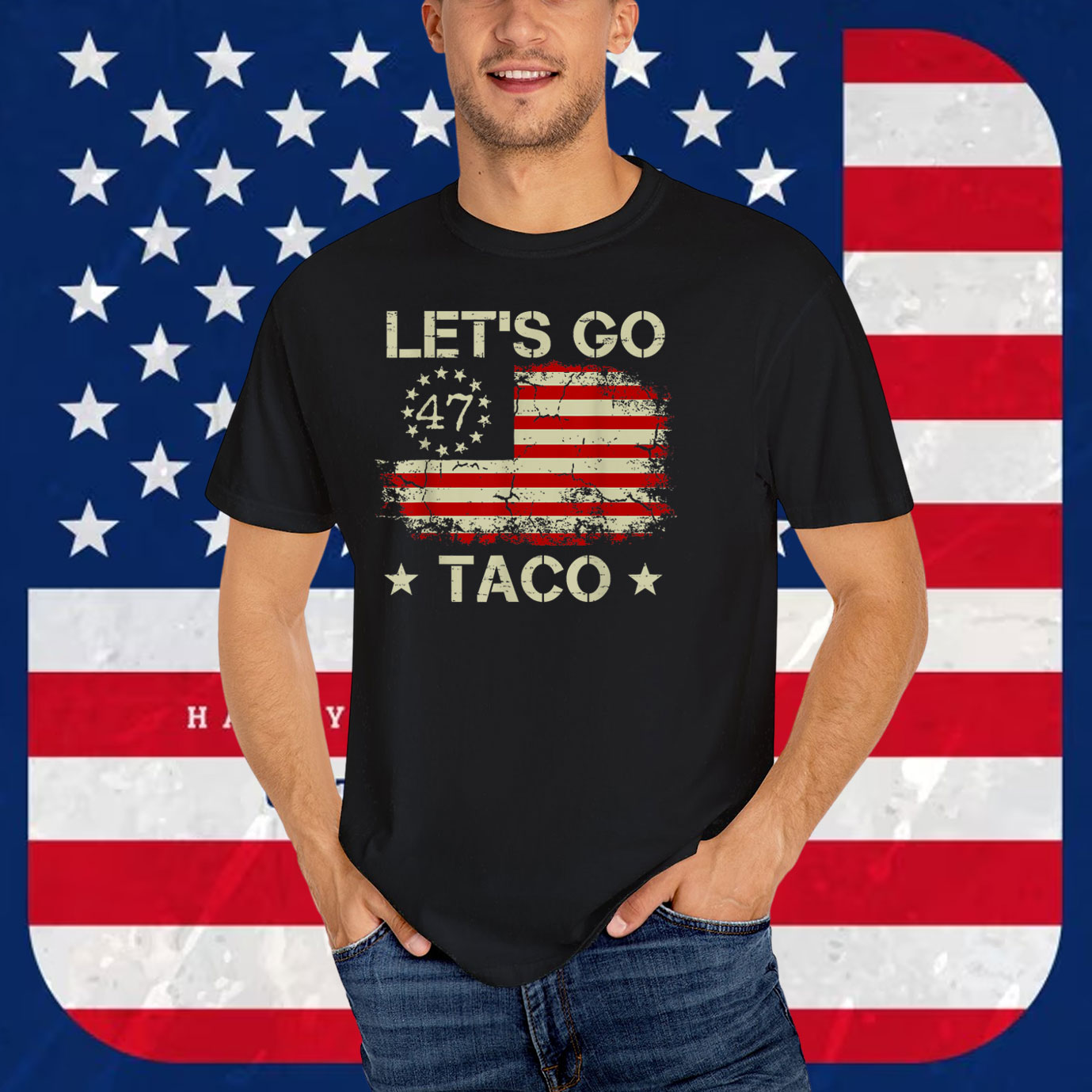Let's Go 47 Taco T-Shirt