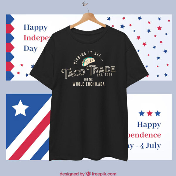 Let's Go TACO Trade Funny Political Trading - Chickening Out T-Shirt