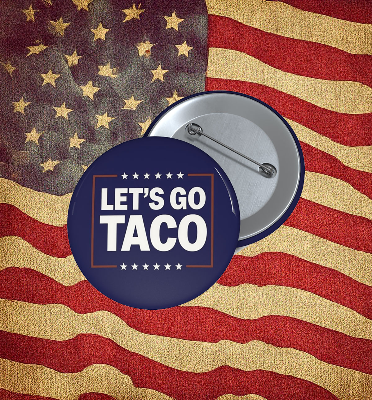Let’s Go Taco Buttons