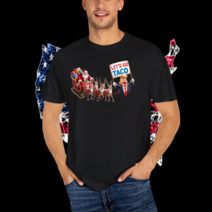 Let's Go Taco - Funny Sleigh Ride With Santa Claus Shirt