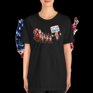Let's Go Taco - Funny Sleigh Ride With Santa Claus Shirt