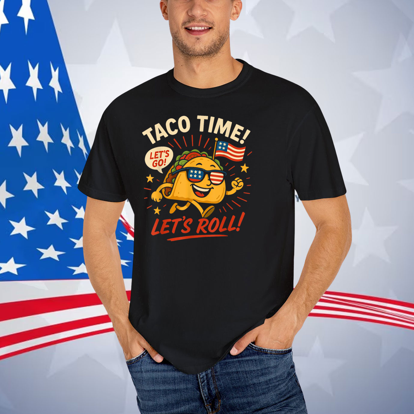 Let's Go Taco Time! Let's Roll! T-Shirt