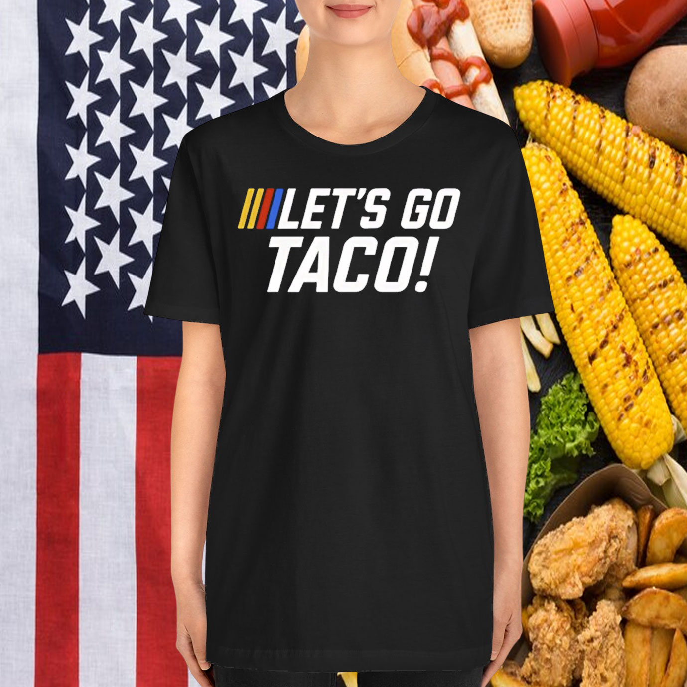 Let’s Go Taco Trump Nascar T-Shirt
