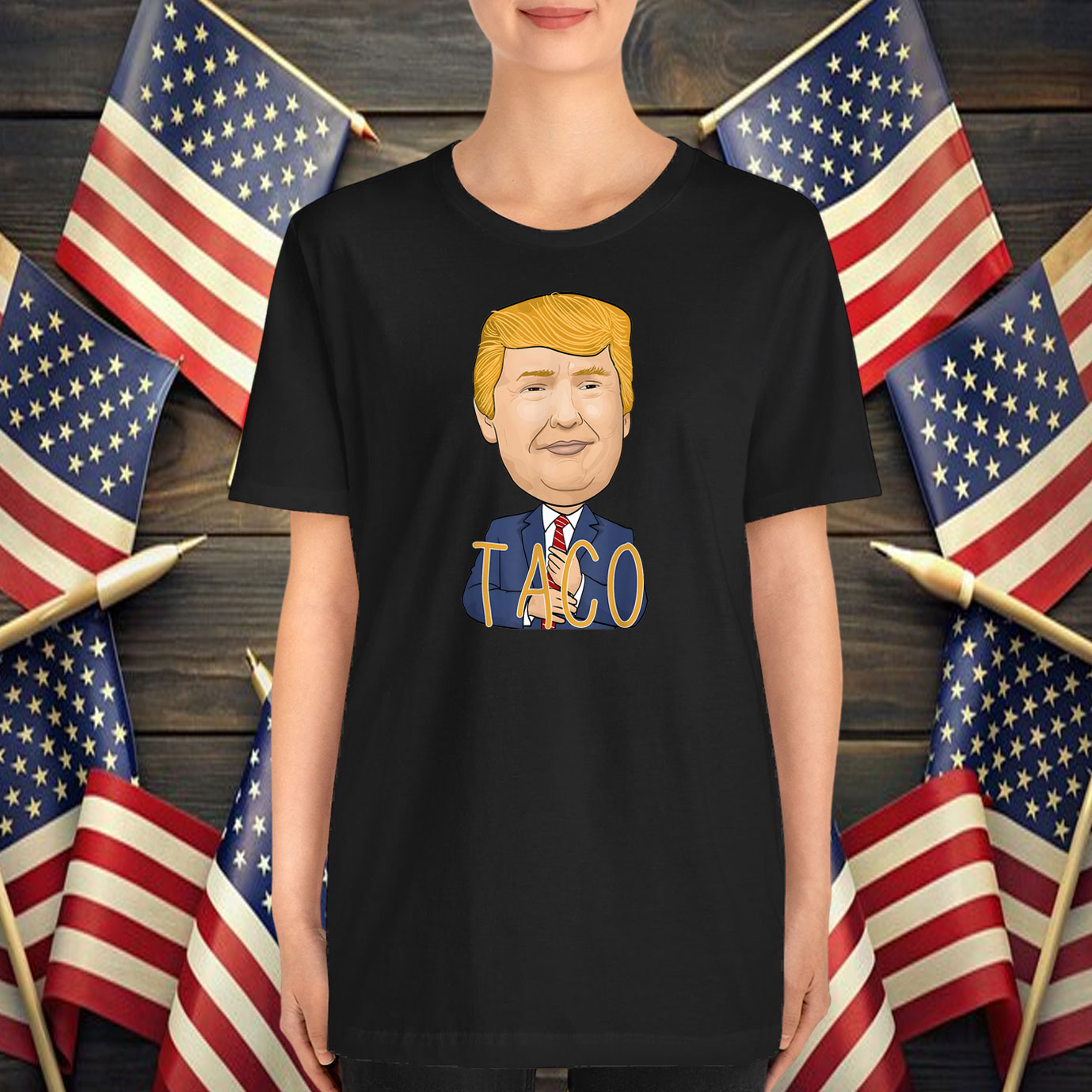 T.A.C.O Trumps Always Out TACO Chickens Gifts Funny TACO T-Shirt