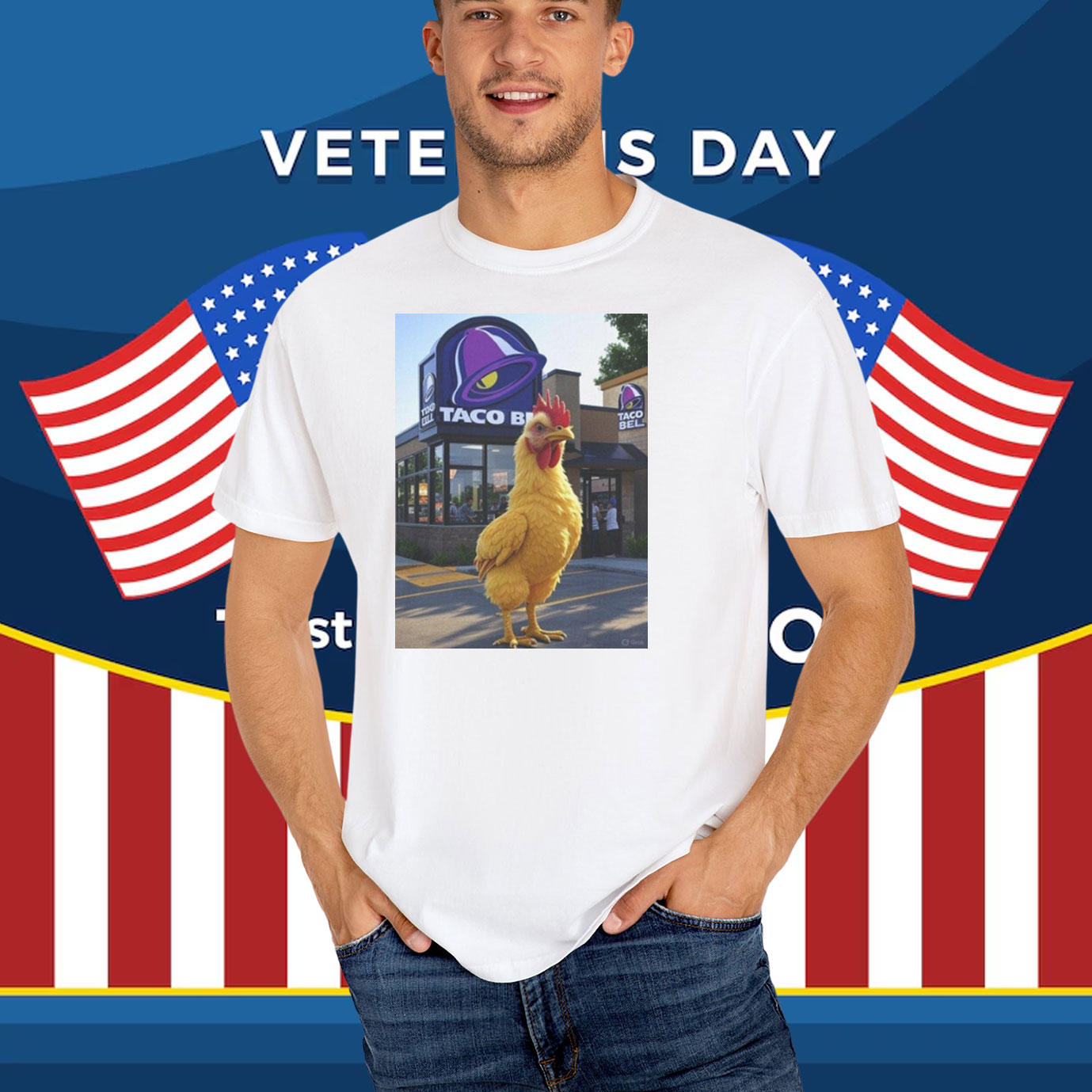 TACO Bell Trump Always Chickens Out T-Shirt