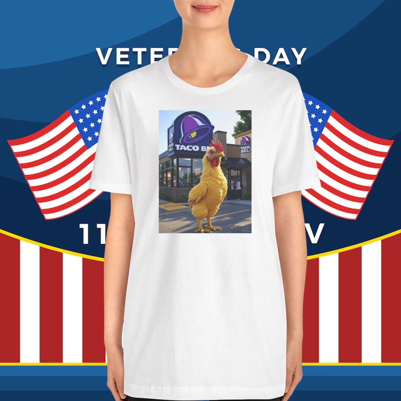 TACO Bell Trump Always Chickens Out T-Shirt