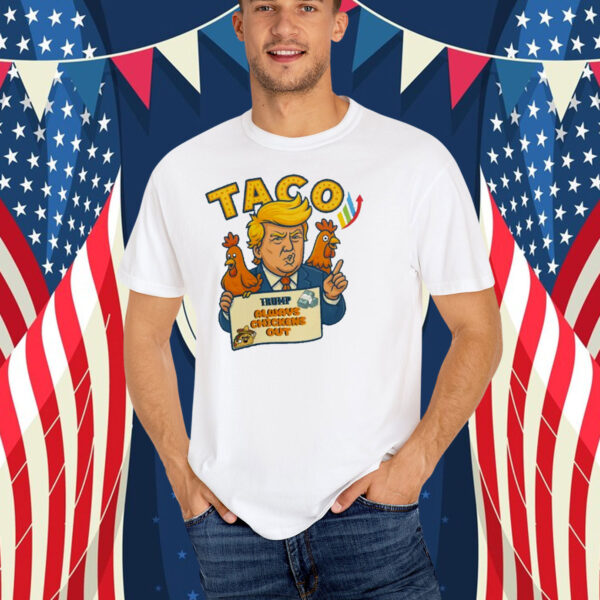Taco Trading Trump Always Chickens Out T-Shirt