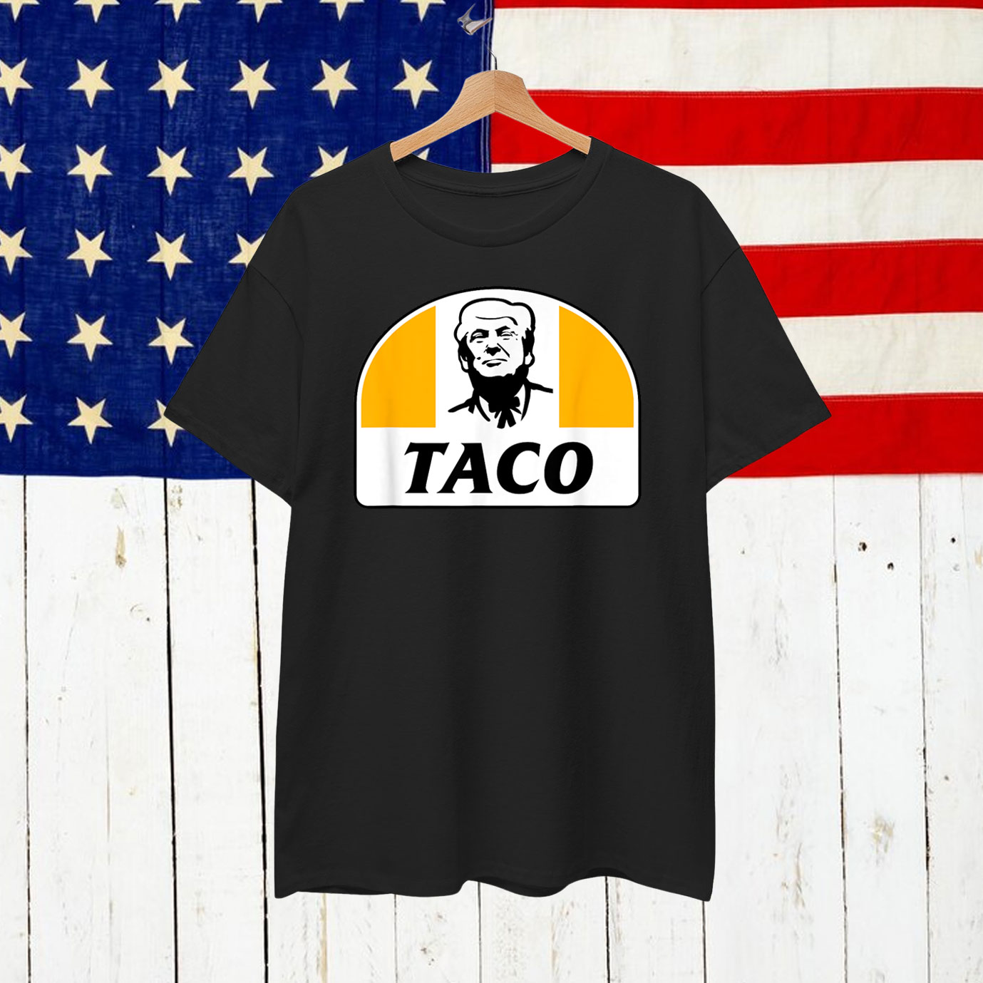 Taco Trump Always Chickens Out Make Tacos Great Again T-Shirt