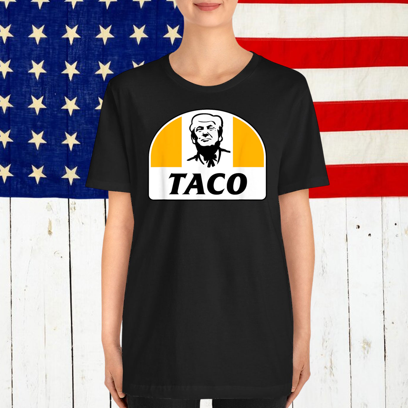 Taco Trump Always Chickens Out Make Tacos Great Again T-Shirt