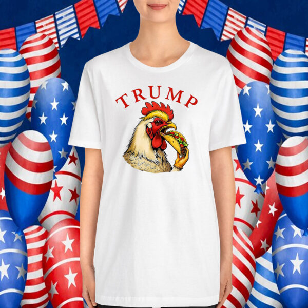 Trump Always Chickens Out Funny Political TACO T-Shirt