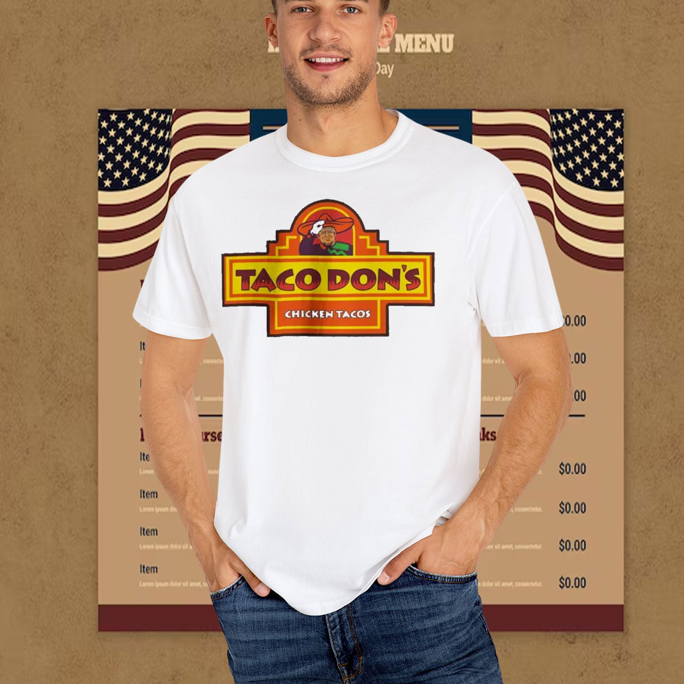 Trump Taco Don's Chickens Tacos T-Shirt