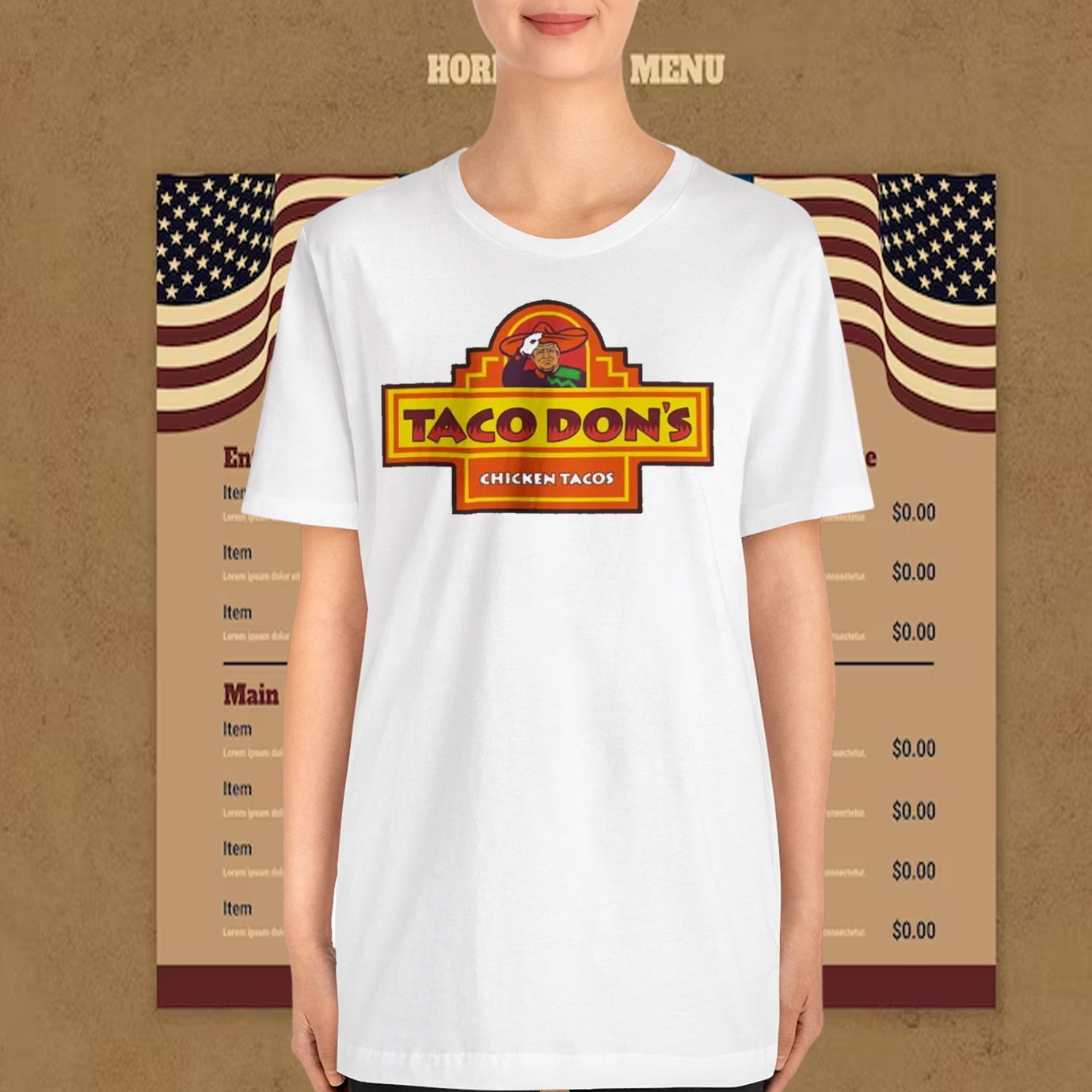 Trump Taco Don's Chickens Tacos T-Shirt