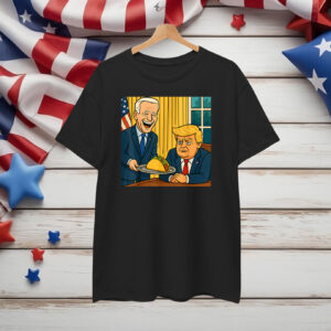 Trumps Always Chickens Out Funny Taco T-Shirt